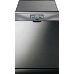 Smeg LV22SS 60cm Freestanding Dishwasher in Silver with Stainless Steel Door